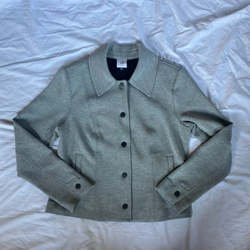 CAbi Light Gray Suit Jacket